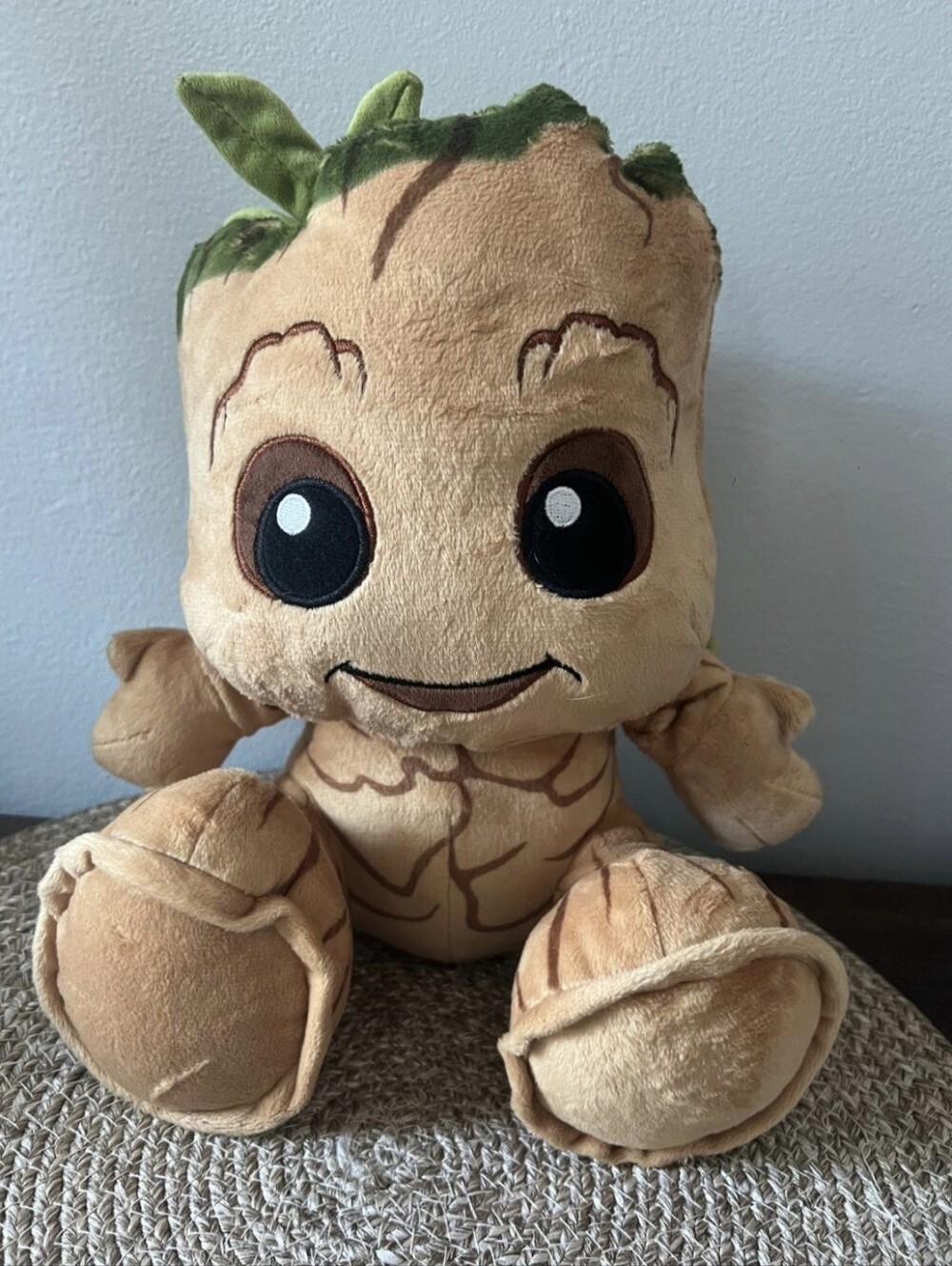Marvel Groot Plush in Tan and Green for Reptile Habitat Decor.